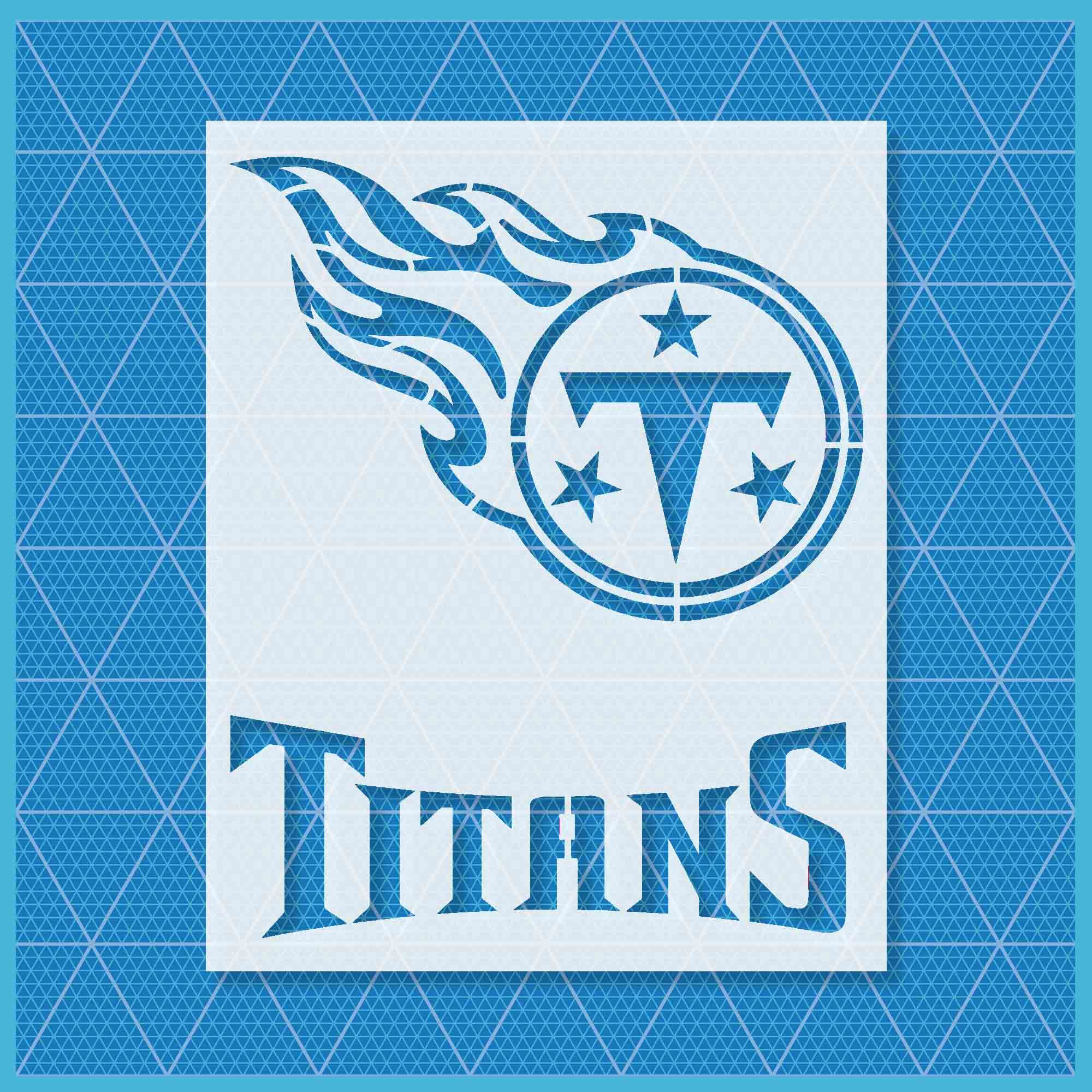 TITANS STENCIL