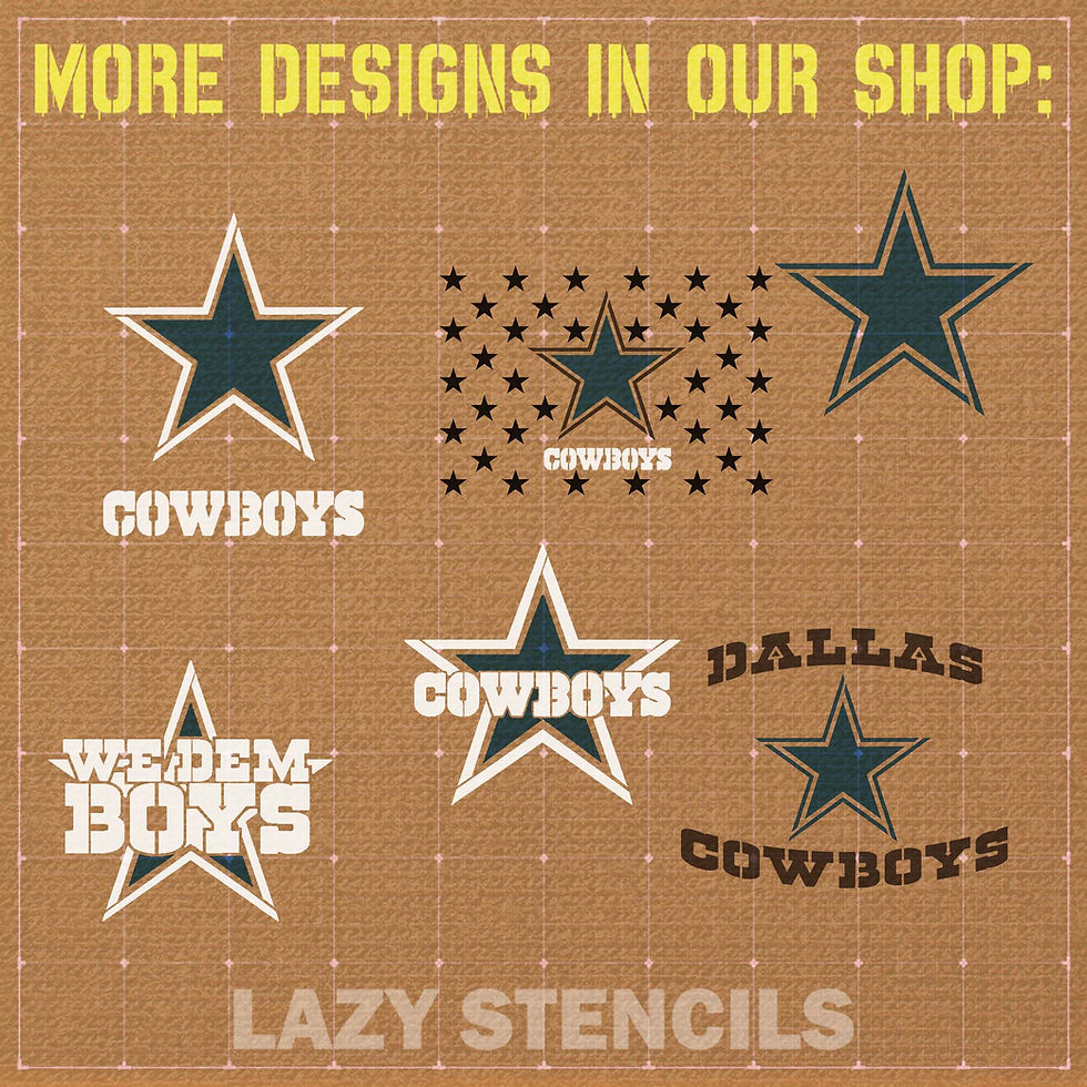 Thumbnail: DALLAS COWBOYS STENCIL