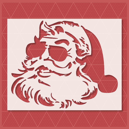 SANTA STENCIL | Lazy Stencils
