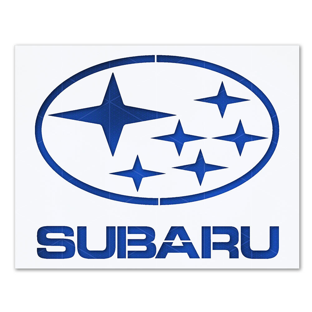 Subaru Logo Stencil #168