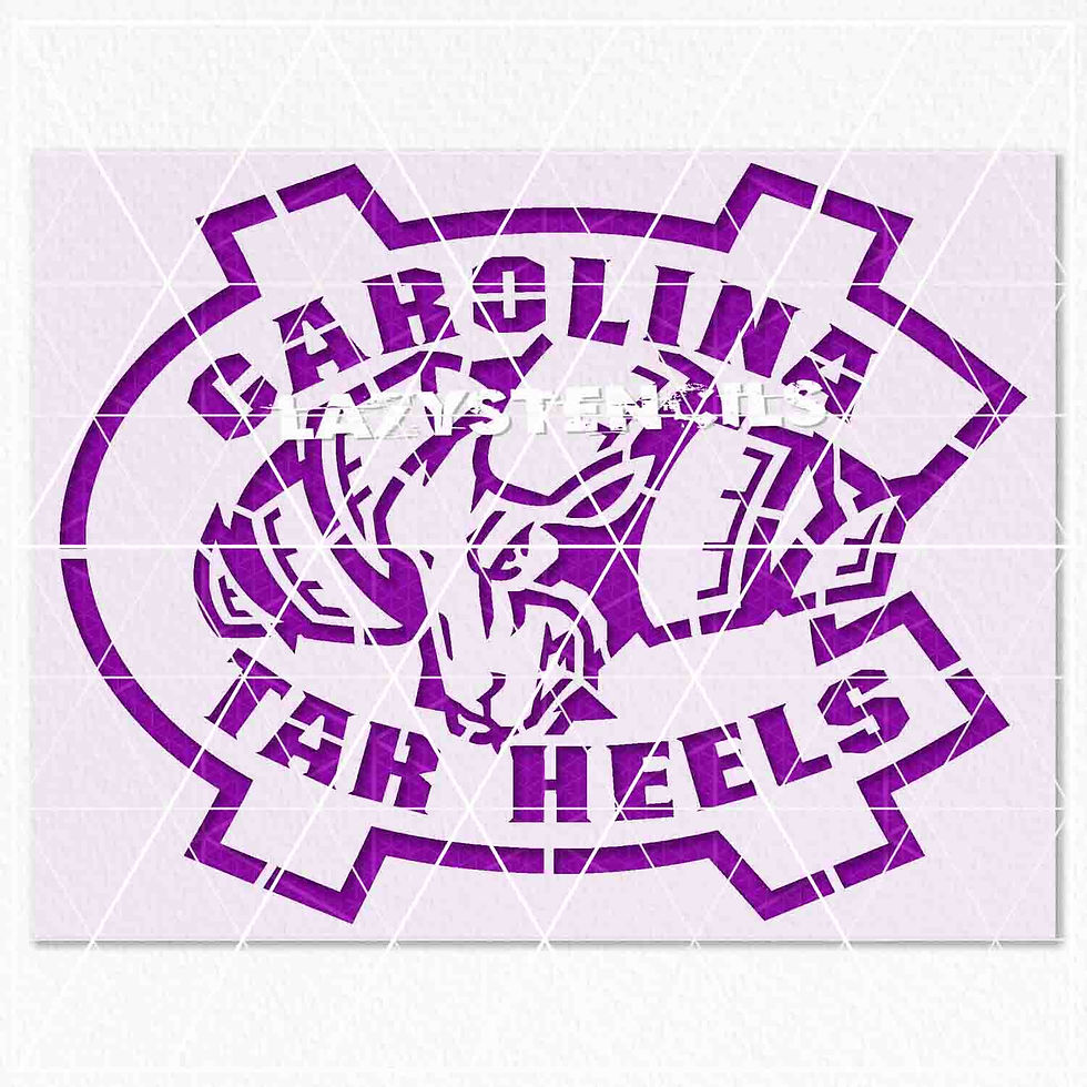 NC TAR HEELS STENCIL nc-tar-heels-stencil