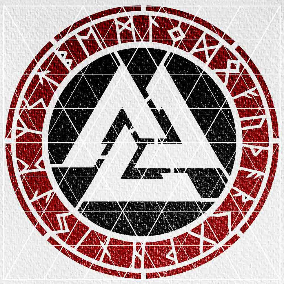 Thumbnail: VIKINGS VEGVISIR STENCIL