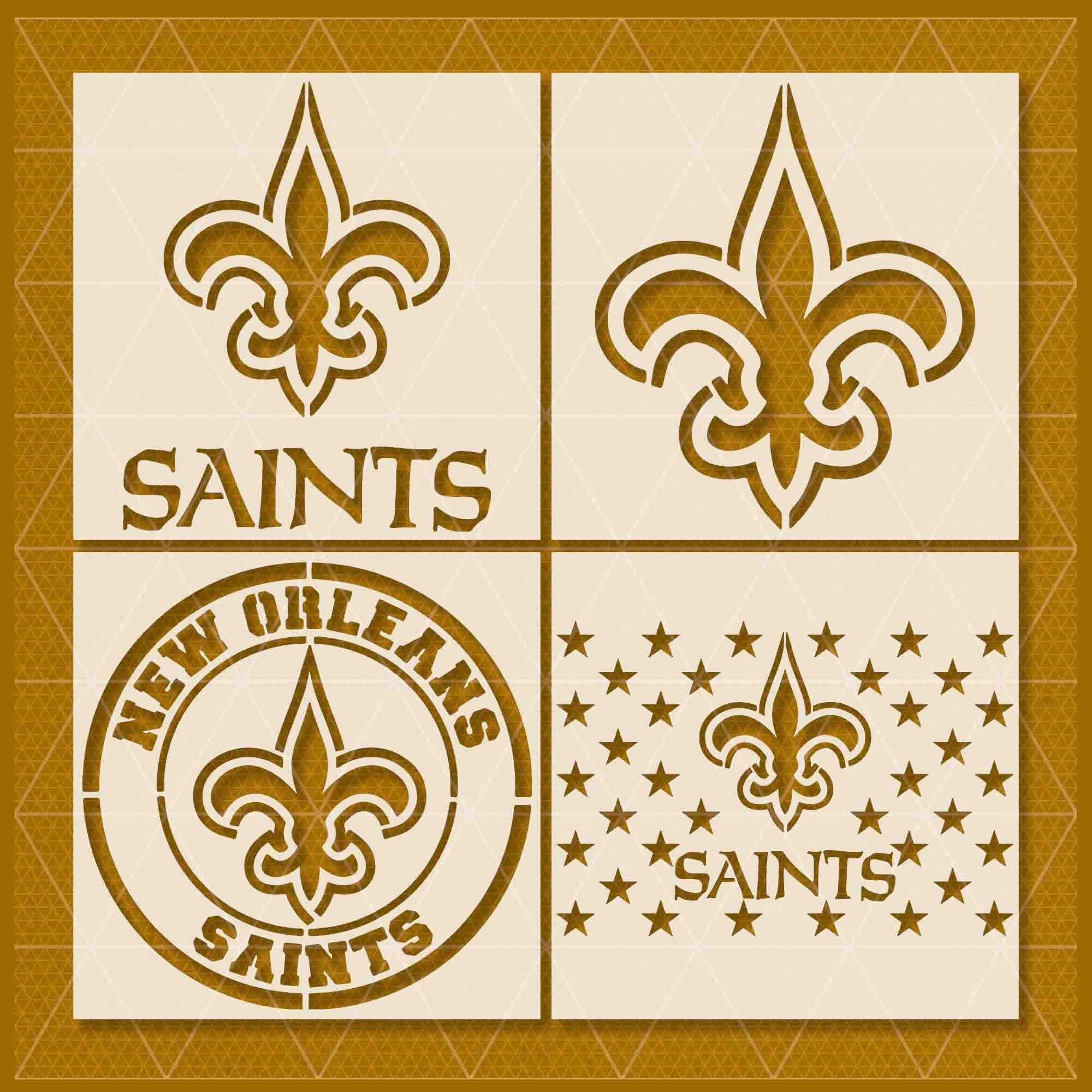 NEW ORLEANS SAINTS STENCIL
