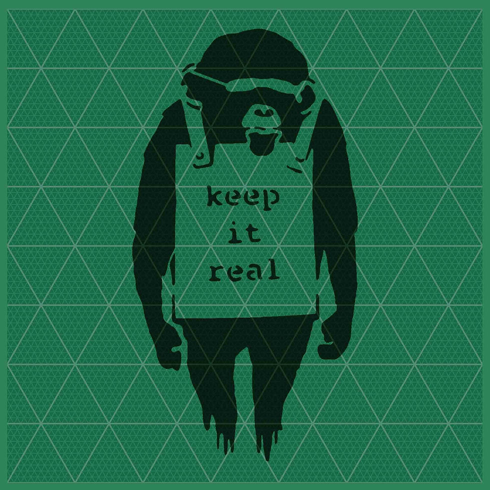 Thumbnail: KEEP IT REAL STENCIL
