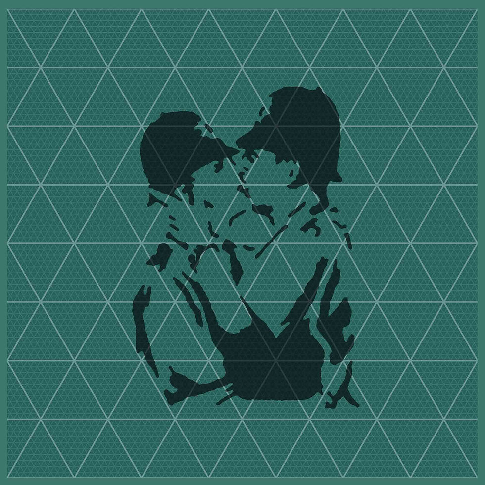 Thumbnail: KISSING COPPERS STENCIL