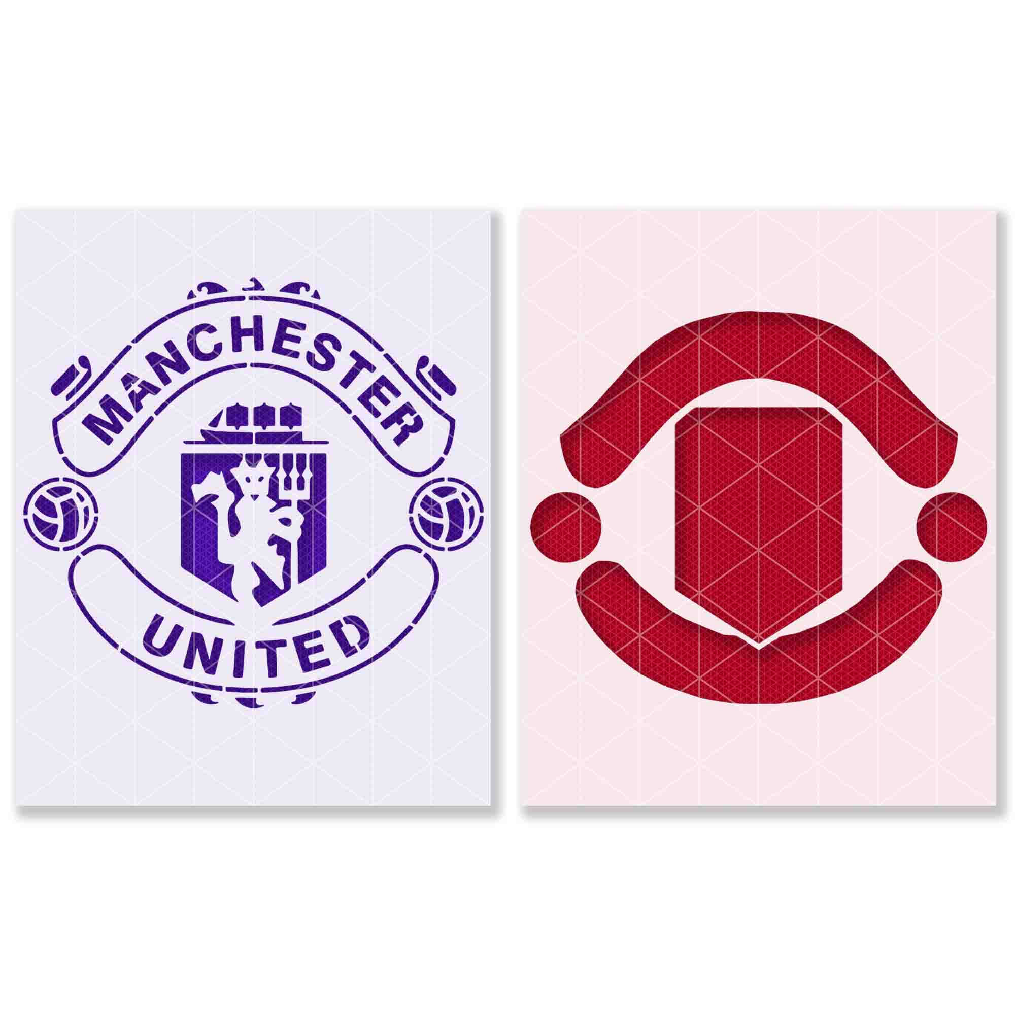 MANCHESTER UNITED FC STENCIL