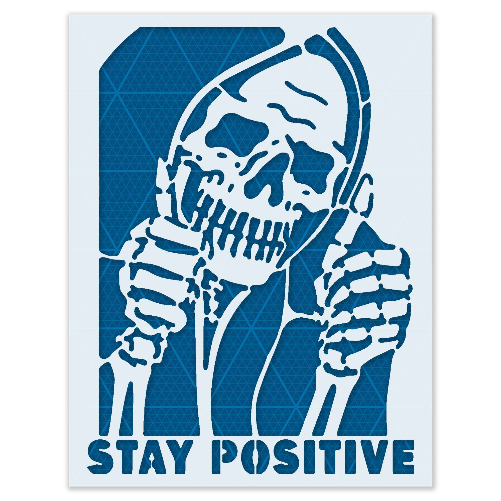 Grim Reaper Halloween Stencil – Reusable Mylar Template