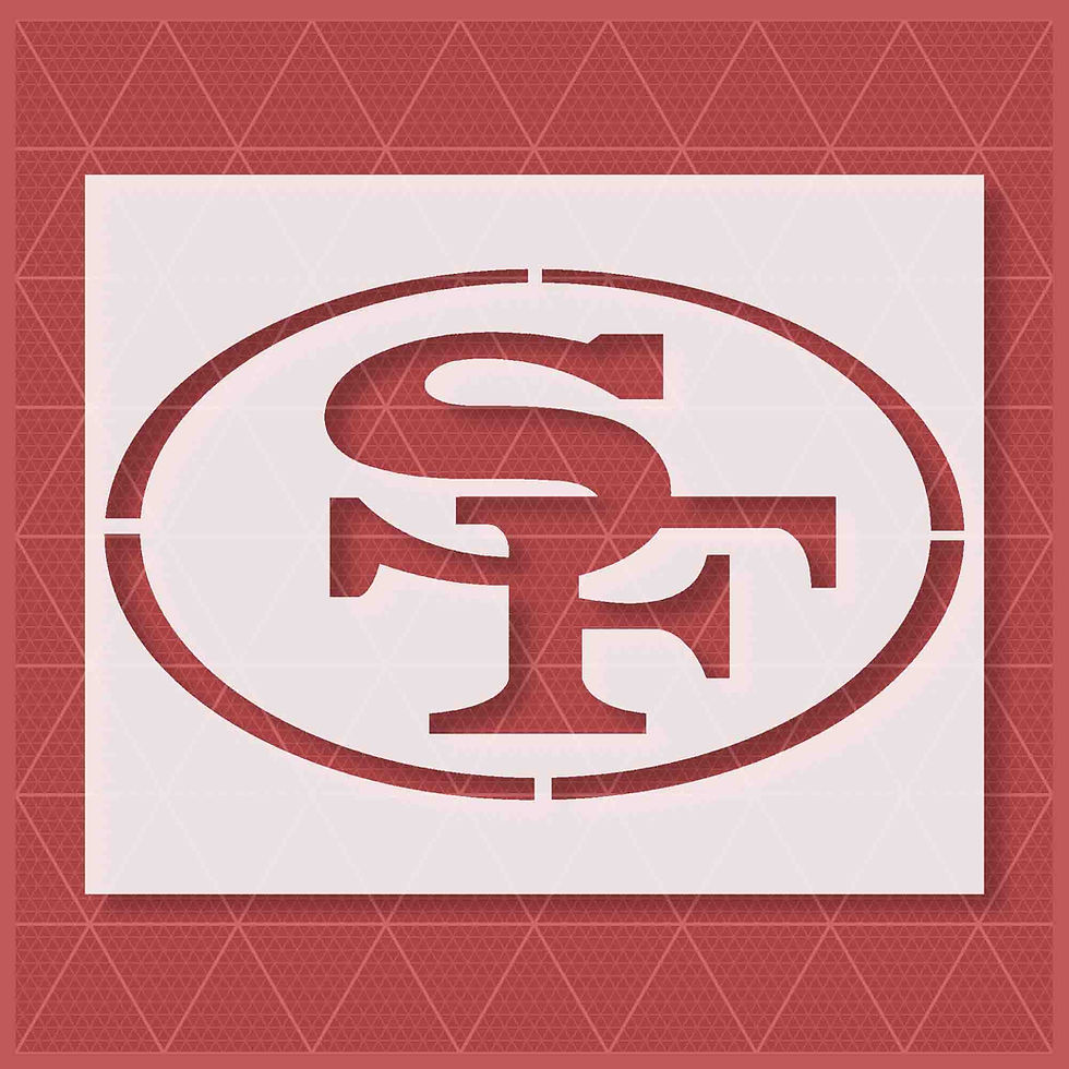 Thumbnail: SAN FRANCISCO 49ers STENCIL