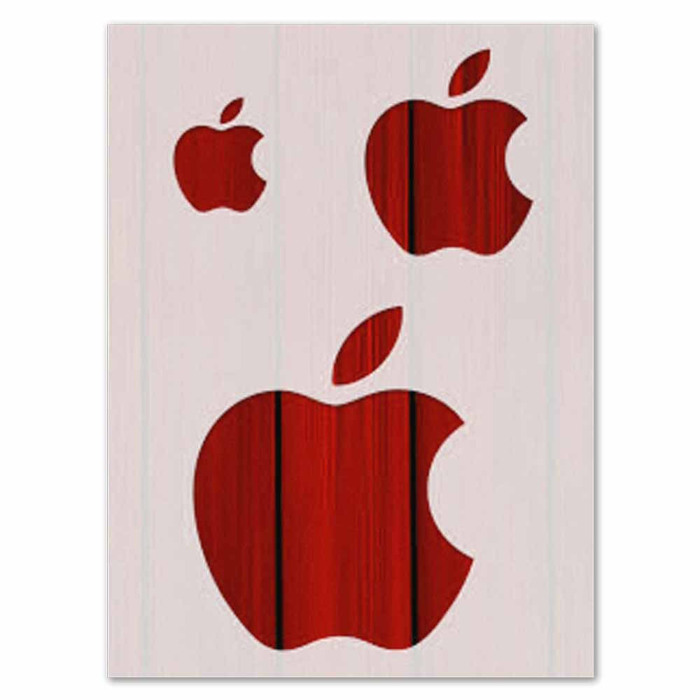 Apple Logo Stencil #163