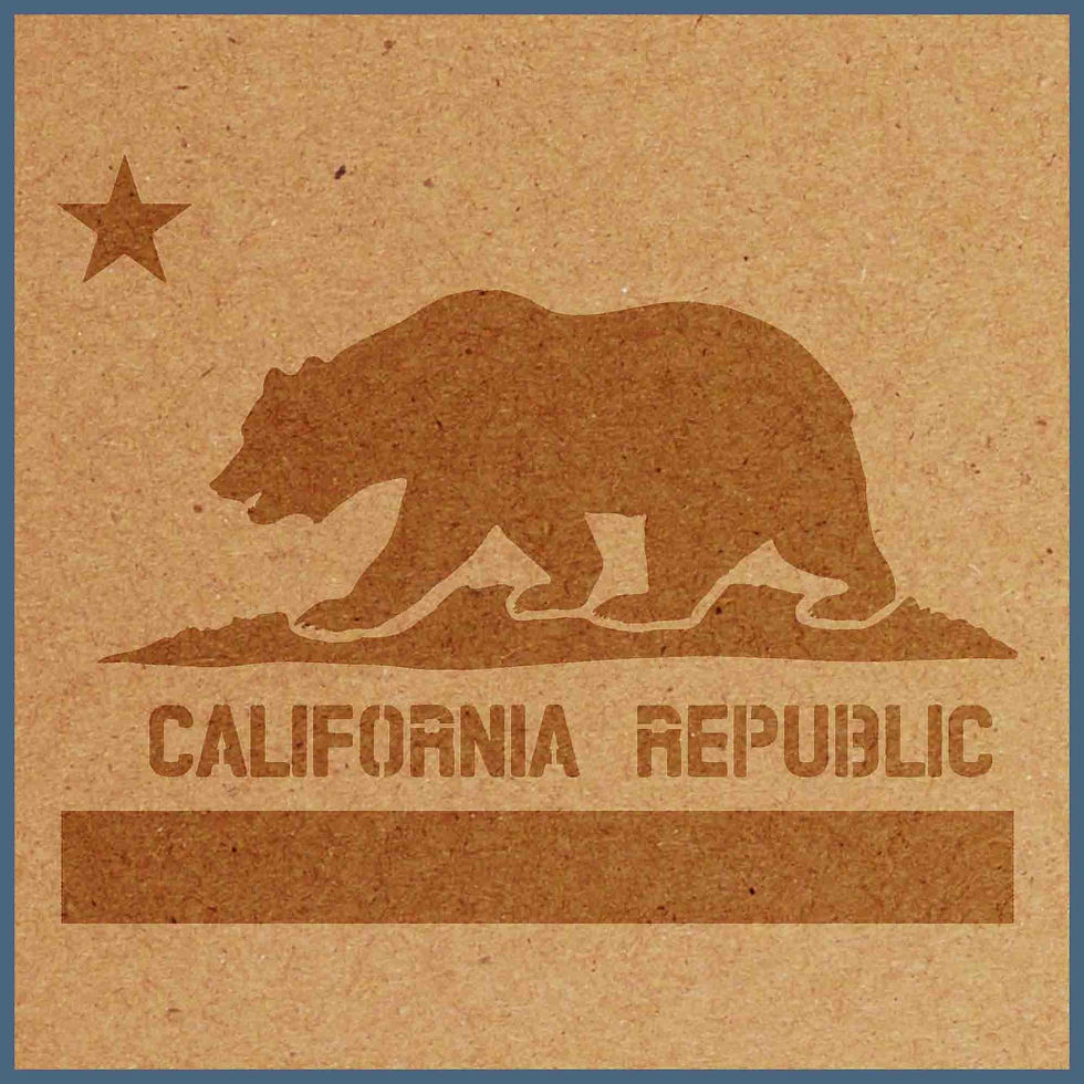 Thumbnail: CALIFORNIA REPUBLIC STENCIL