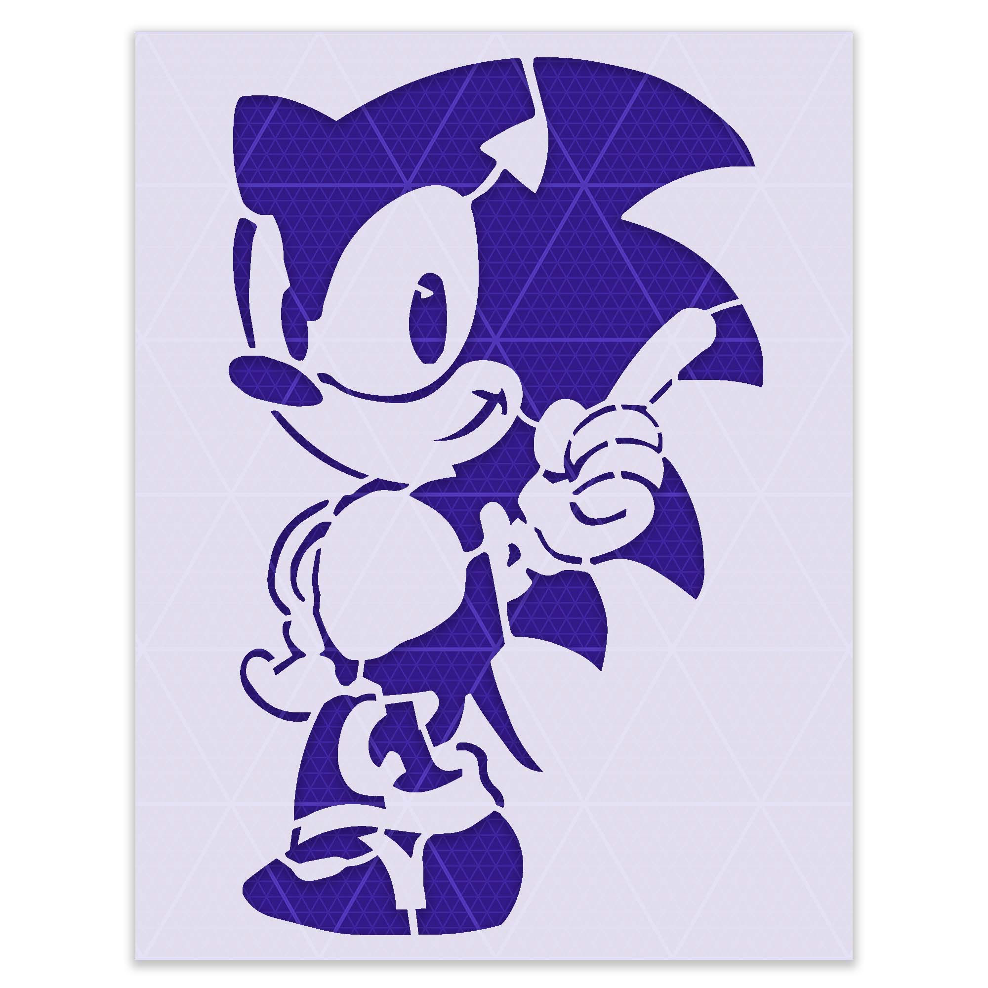 SONIC STENCIL