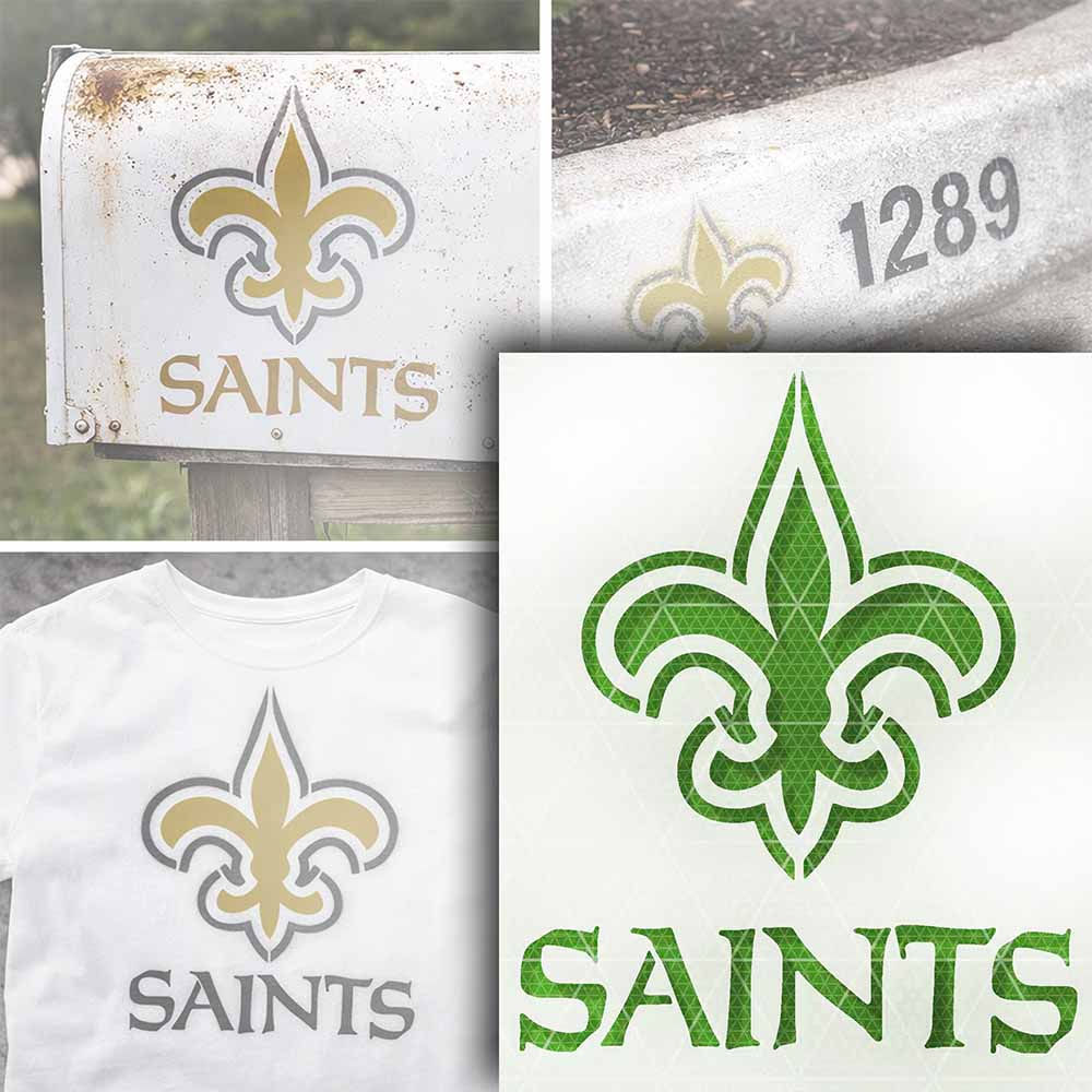 New Orleans Saints Stencil