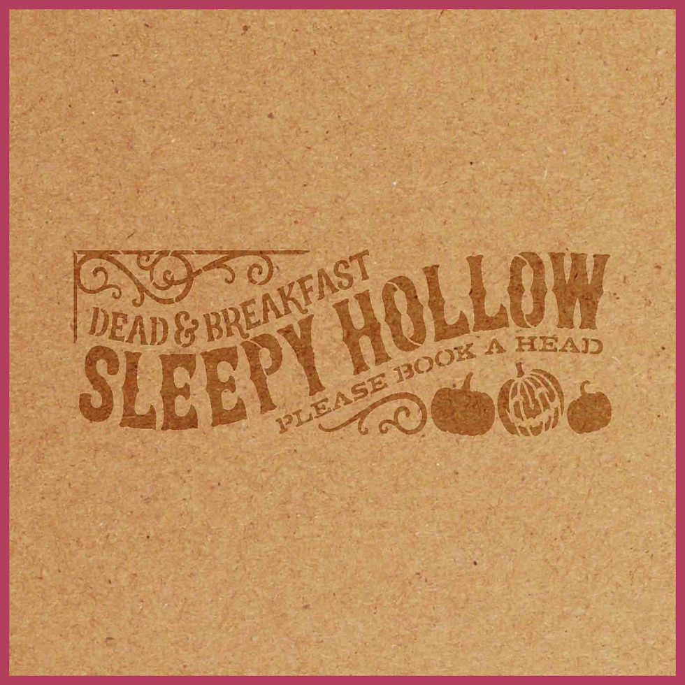 Thumbnail: SLEEPY HOLLOW STENCIL
