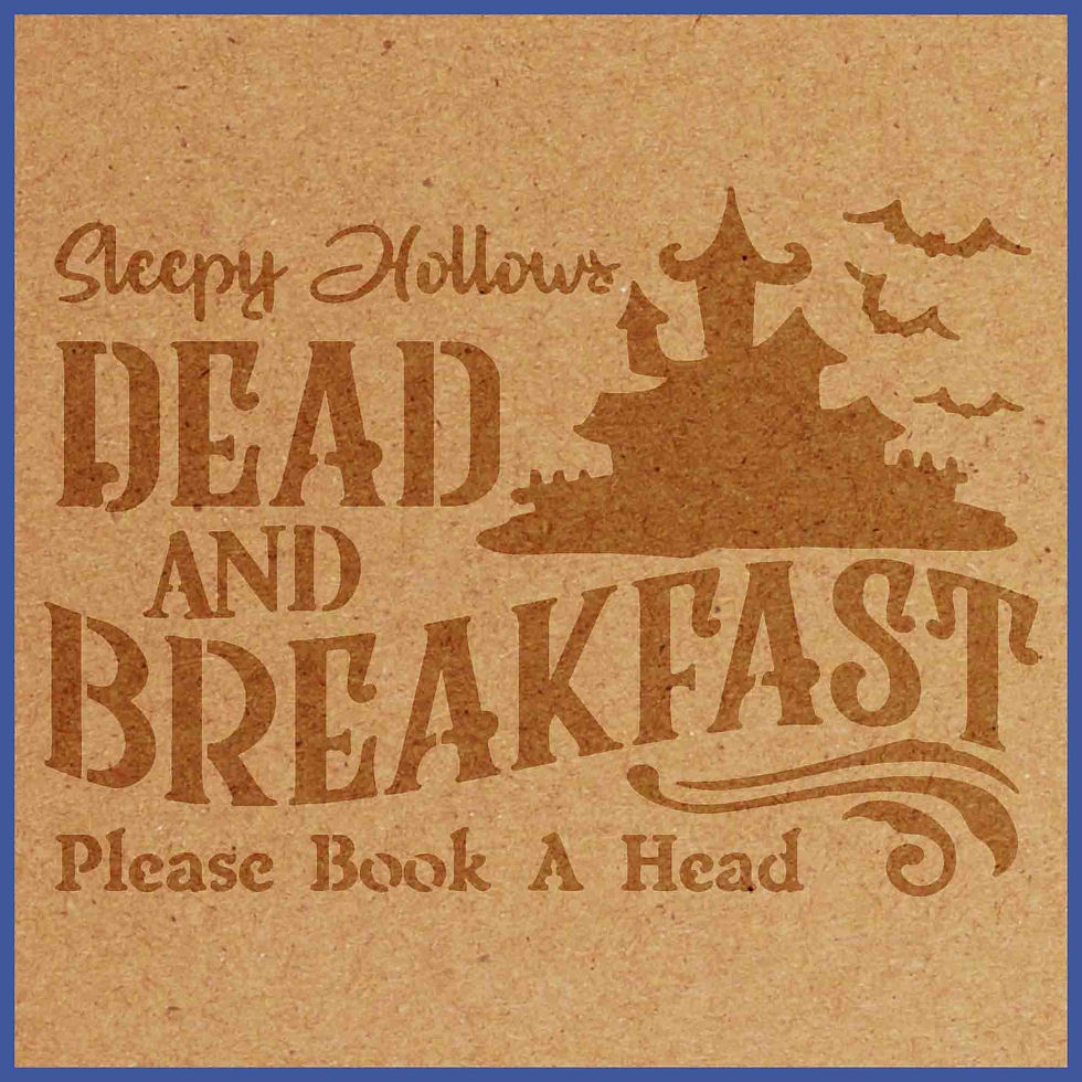 Thumbnail: SLEEPY HOLLOW STENCIL