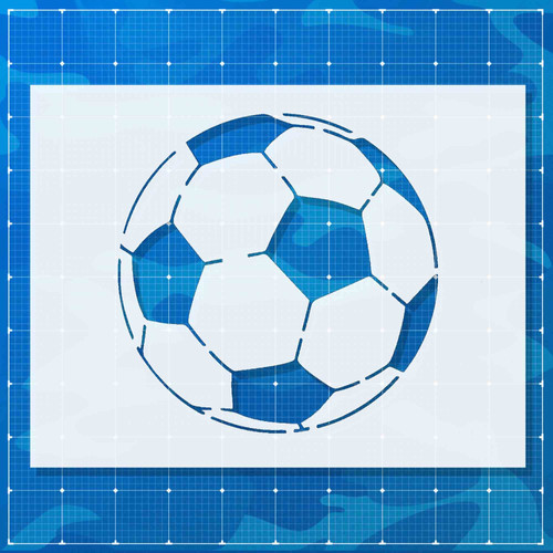 SOCCER BALL STENCIL Lazy Stencils soccer-ball-stencil-lazy-stencils