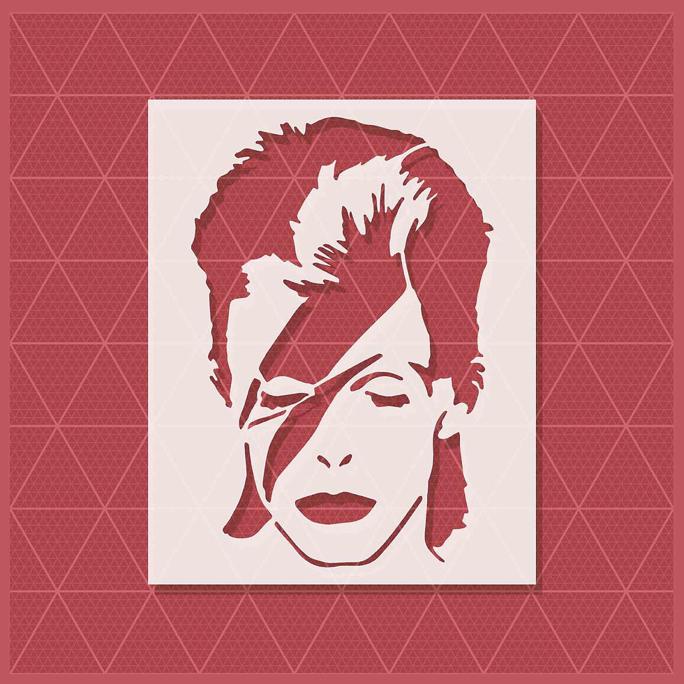 DAVID BOWIE STENCIL