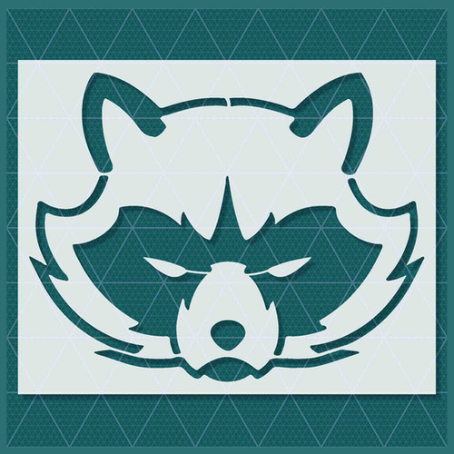 Little Rascal Stencil RACOON STENCIL | Lazy Stencils