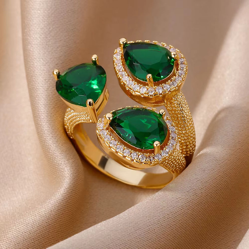 Thumbnail: Velon Emerald Signature Rings Collection