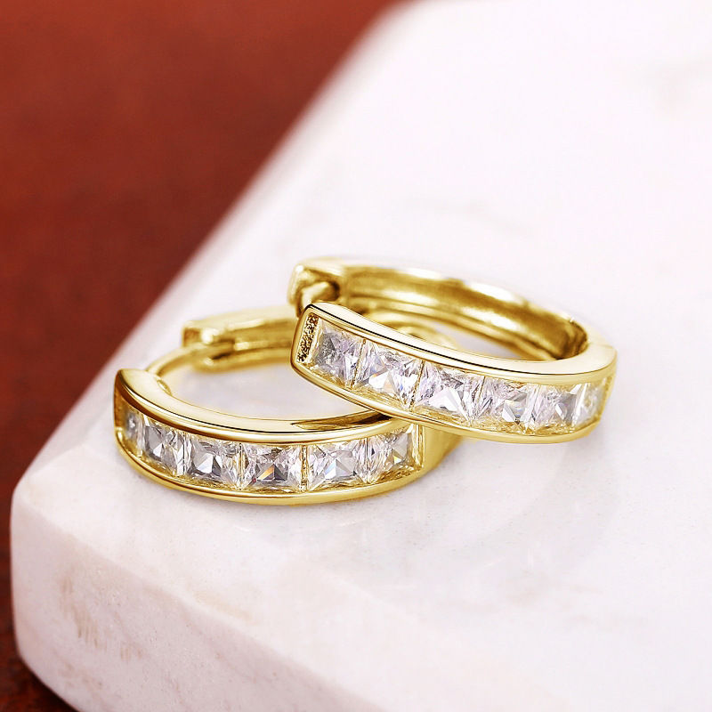 Thumbnail: Velon Radiance Hoop Earrings