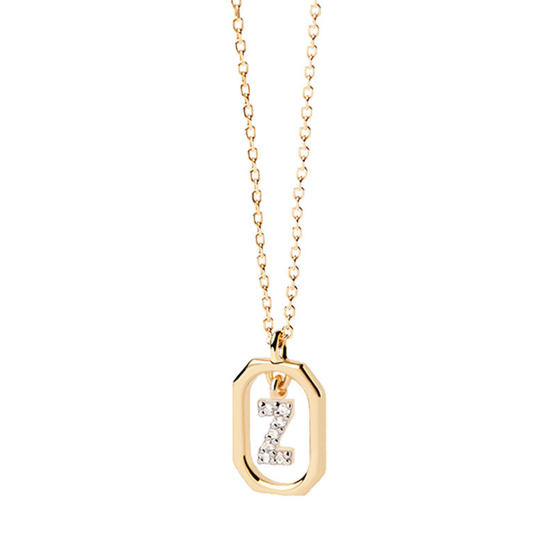 Thumbnail: Velon Initial Frame Necklace