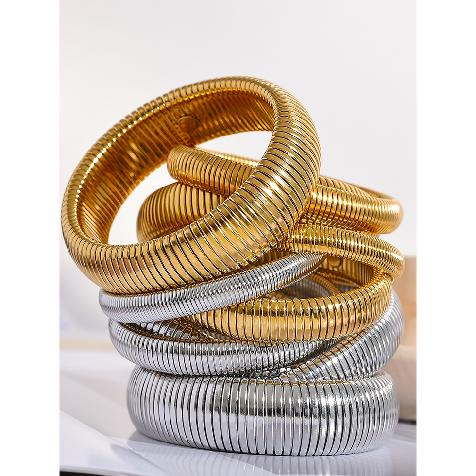 Thumbnail: Velon Luxe Stack Bangles