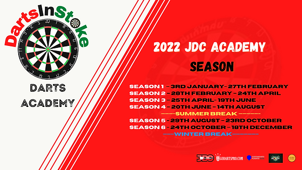 JDC Darts academy season