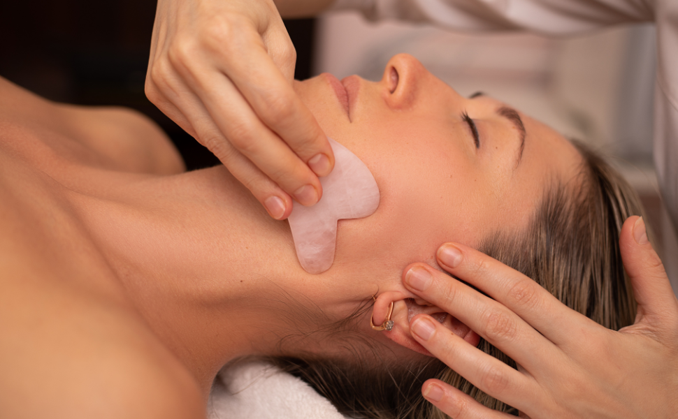 Thumbnail: Natural Rose Quartz Gua Sha