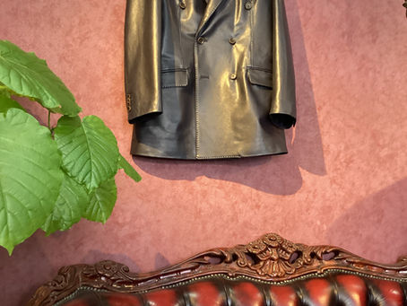 レザ－Wジャケット