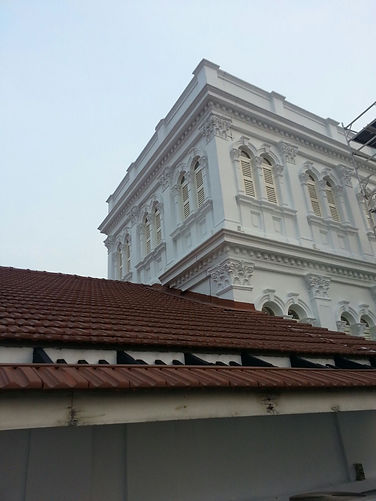 Roof Painting of Singapore Art House