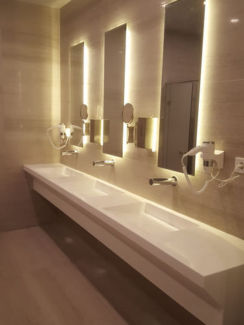 Avm İçin Üretilmiş Wc Tezgahı