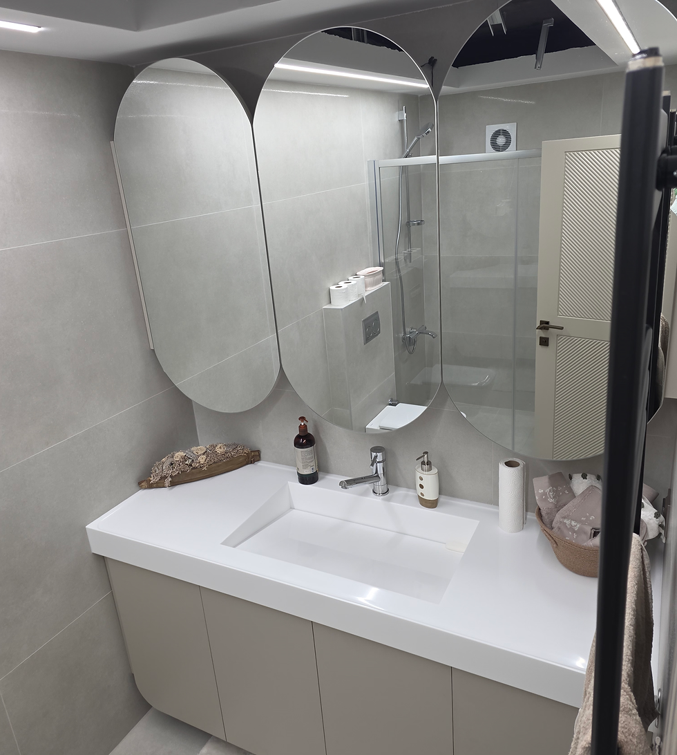 Akrilik Gizli Giderli Lavabo