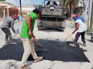 Avanza Gobierno de Reynosa con la campaña intensiva de bacheo