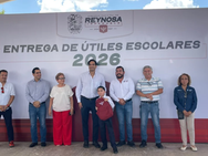 Gobierno de Reynosa apoya con mochilas y útiles escolares en este regreso a clases