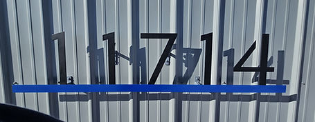 Custom Metal Address Sign