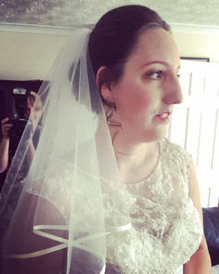 Beautiful hair up created by Bev for Saturdays bride 👰🏼