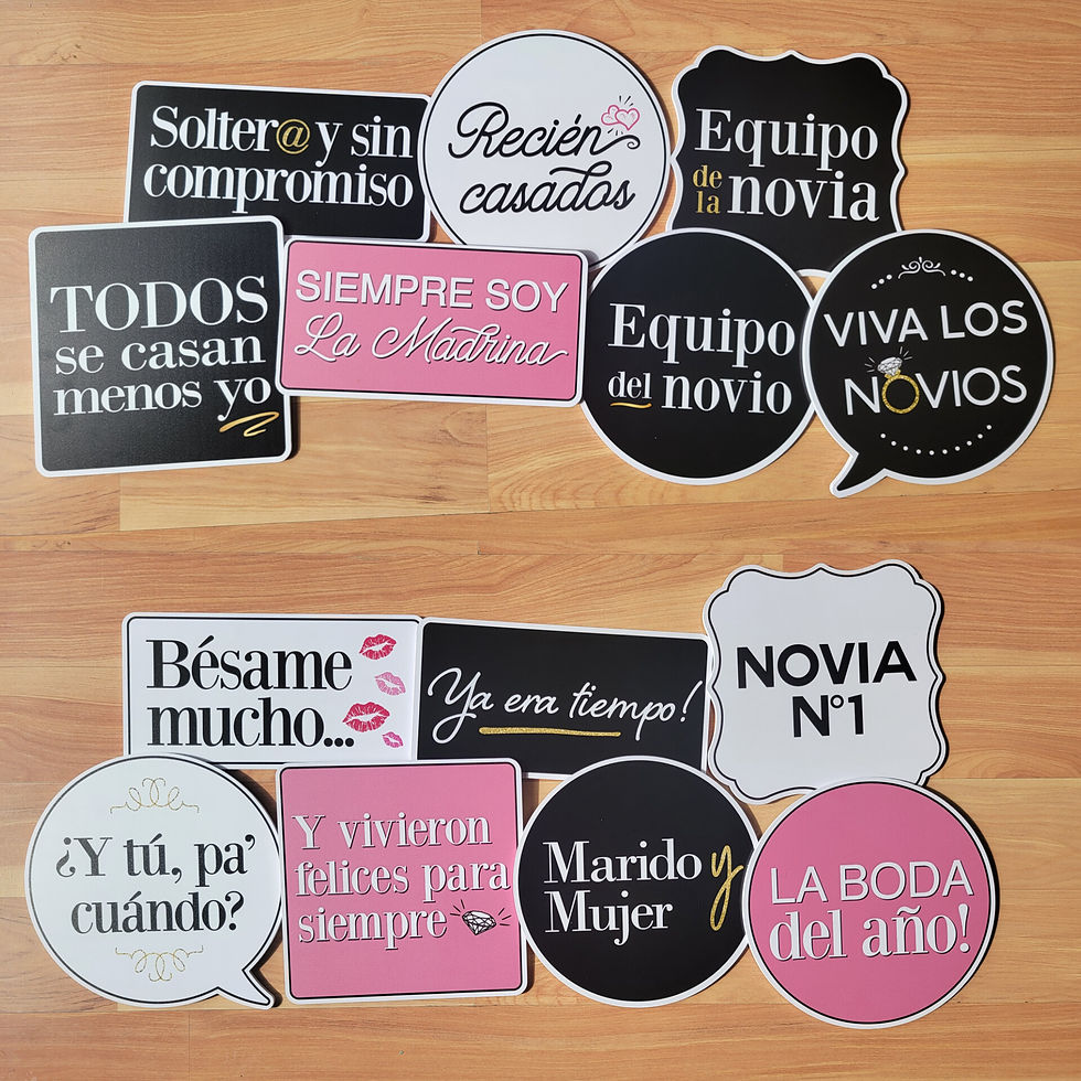 Spanish Wedding Props