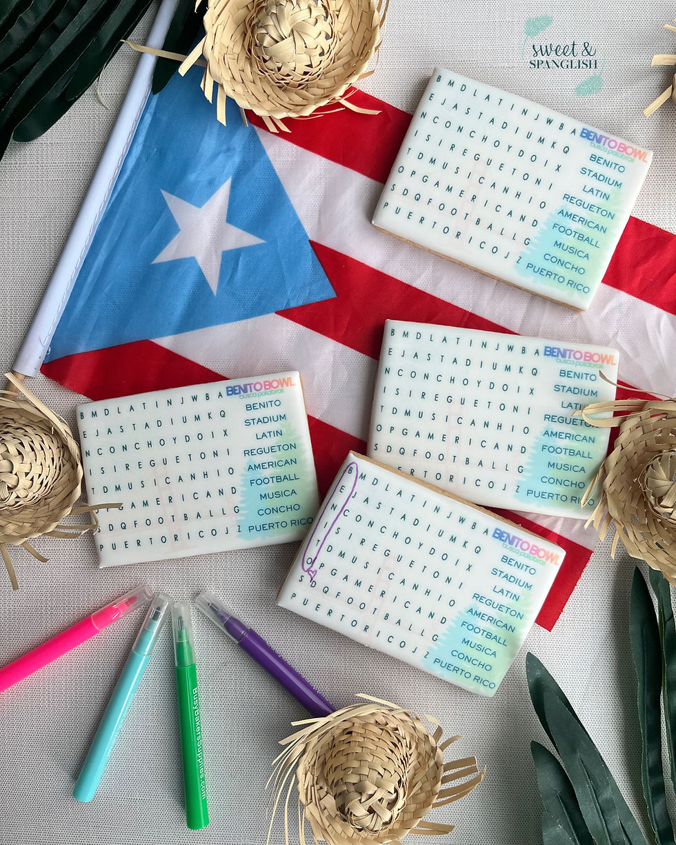 Benito Bowl Word Search