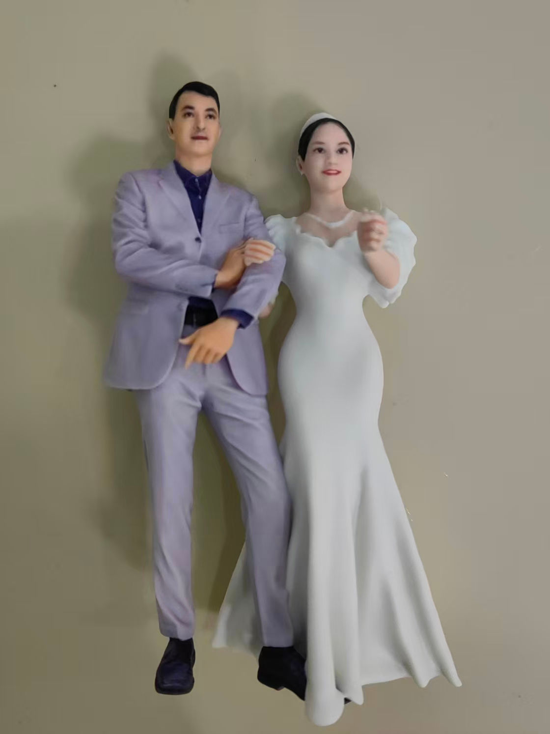 3D custom made Wedding cake topper