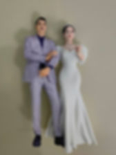 Create your Love Story - 3D custom wedding cake topper