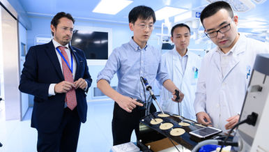 Faculty durante il 1°SET-UP Programme, Università Militare Changzheng, Shanghai (Cina) 09.2019 