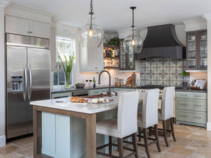 Modern kitchen with sleek appliances, stylish cabinetry, and a spacious island for added functionality.