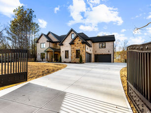 New construction luxury home with modern design and open-concept layout in Atlanta Georgia