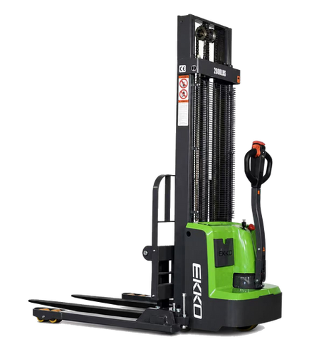 ekko 様 lolo EKKO EB13ES-145Li Lithium Straddle Stacker 2640 lb Cap., 145