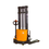 Thumbnail: EKKO EB13C-118 Full Powered Straddle Stacker 2800 lb Cap., 118" Height