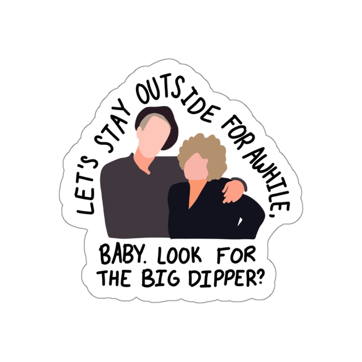 Gilmore Girls Babette and Morey Die-Cut Sticker