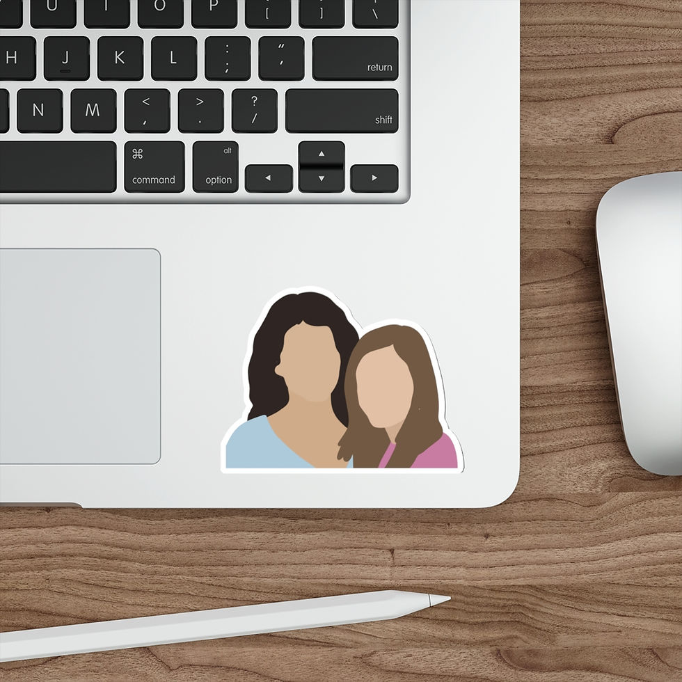 Thumbnail: Gilmore Girls Season 4 Cover Die-Cut Sticker