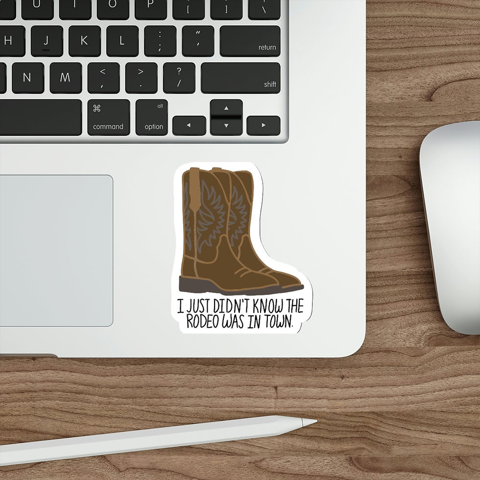 Thumbnail: Gilmore Girls "I didn't know the rodeo was in town" Die-Cut Sticker