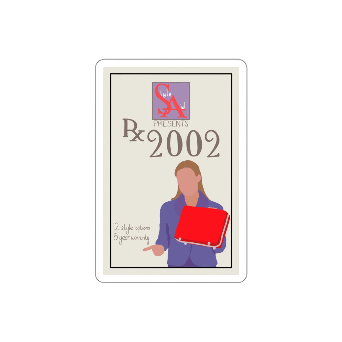 Gilmore Girls The Rx 2002 Die-Cut Sticker