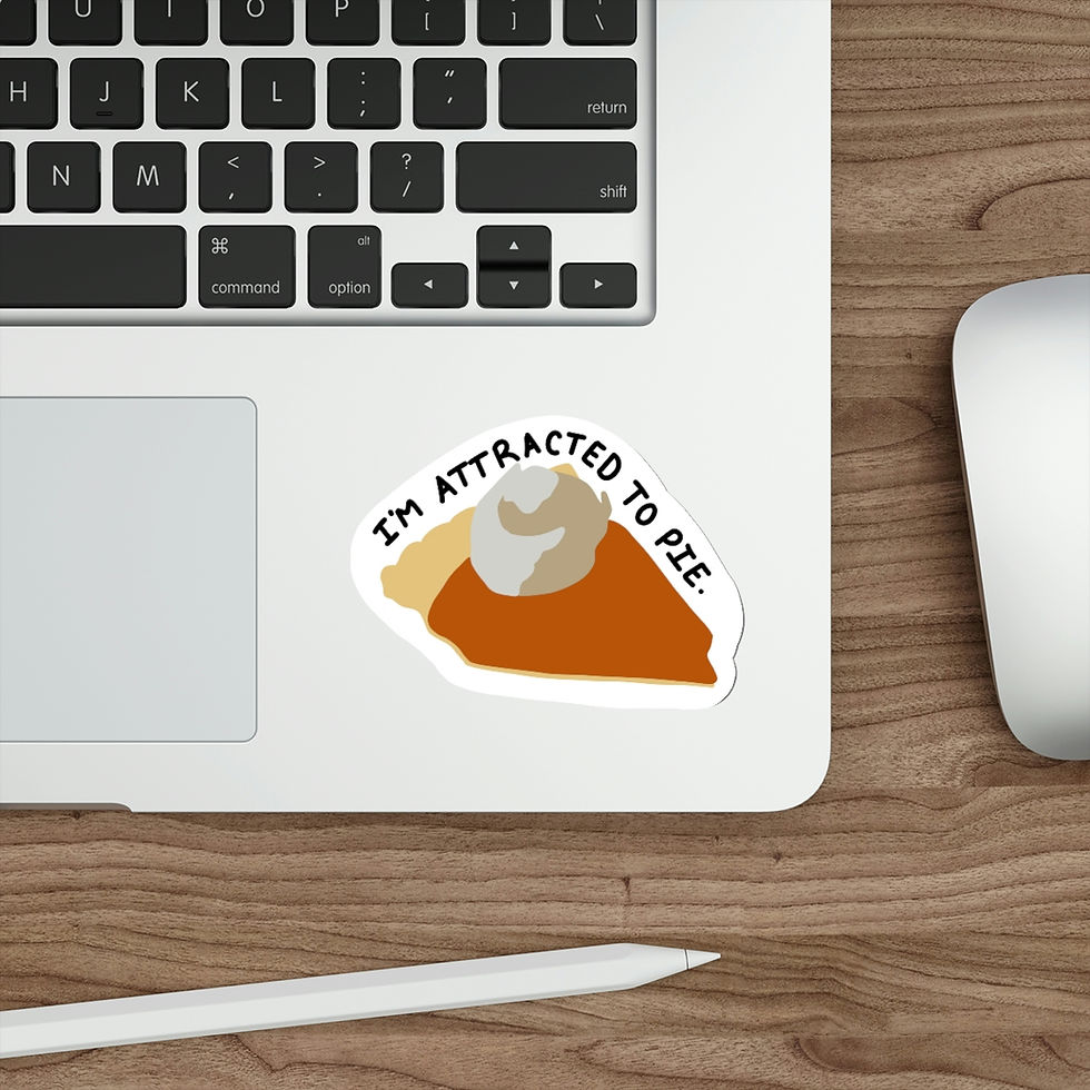 Thumbnail: Gilmore Girls "I'm attracted to pie" Die-Cut Sticker