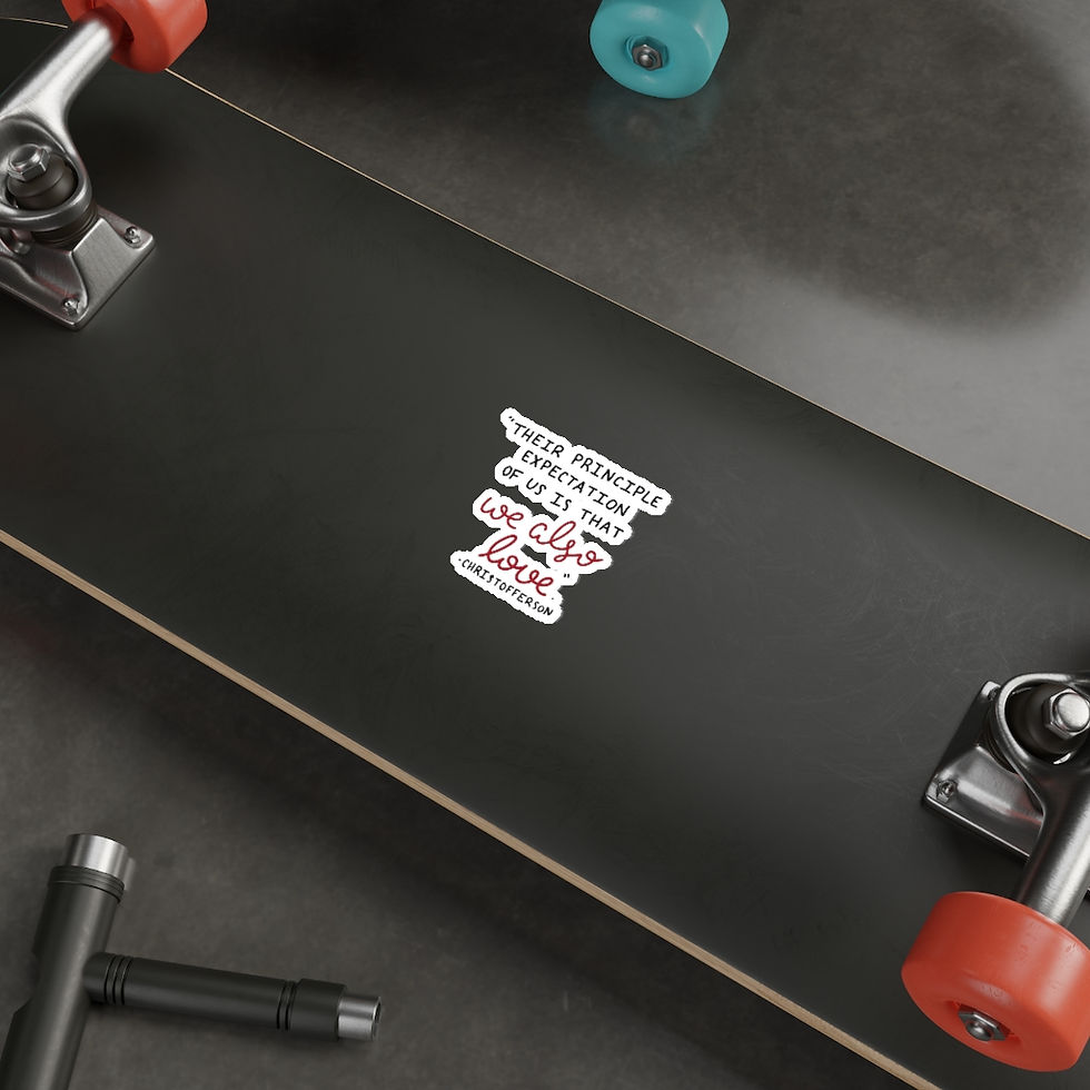 Thumbnail: General Conference We Also Love Quote Die-Cut Sticker
